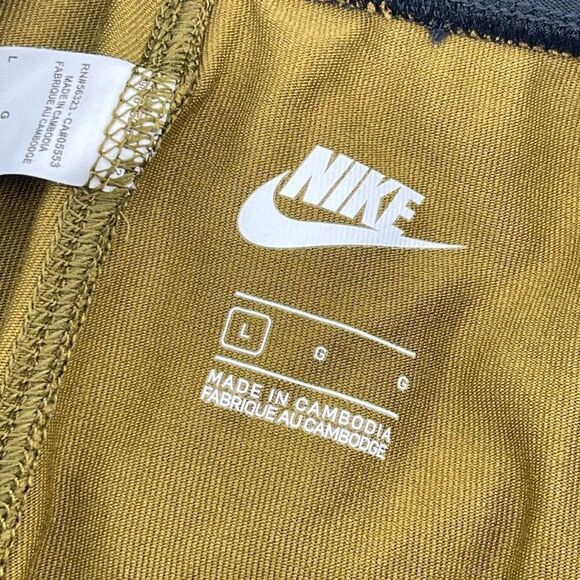 Nike Sportswear Leg-A-See Olive Green Metallic Women’s Leggings Large CJ5024-368 - Picture 13 of 16